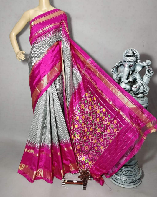 Ibha | pure silk ikkat weave sarees