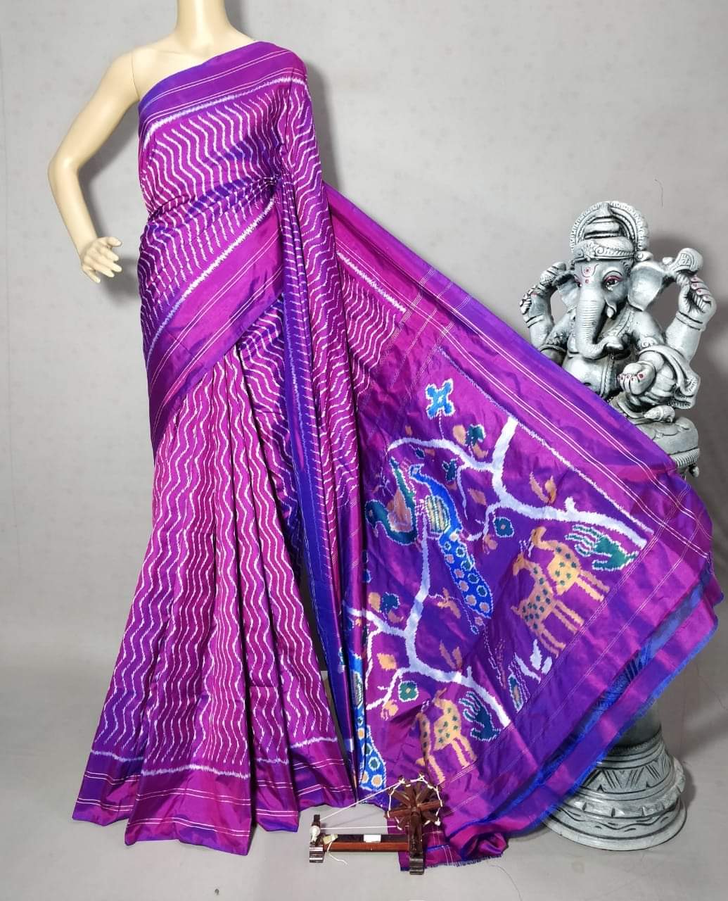 Ibha | pure silk ikkat weave sarees