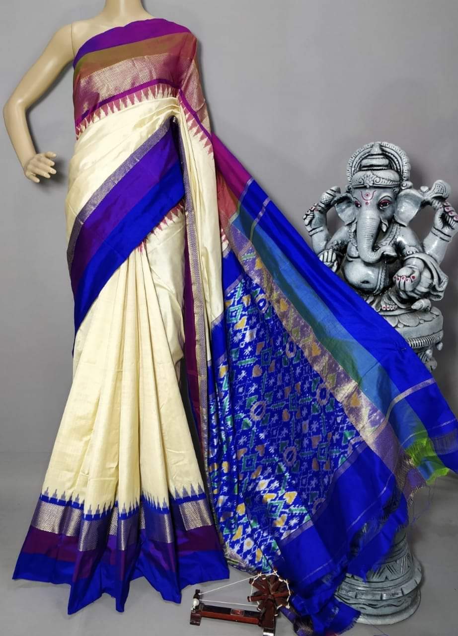 Ibha | pure silk ikkat weave sarees