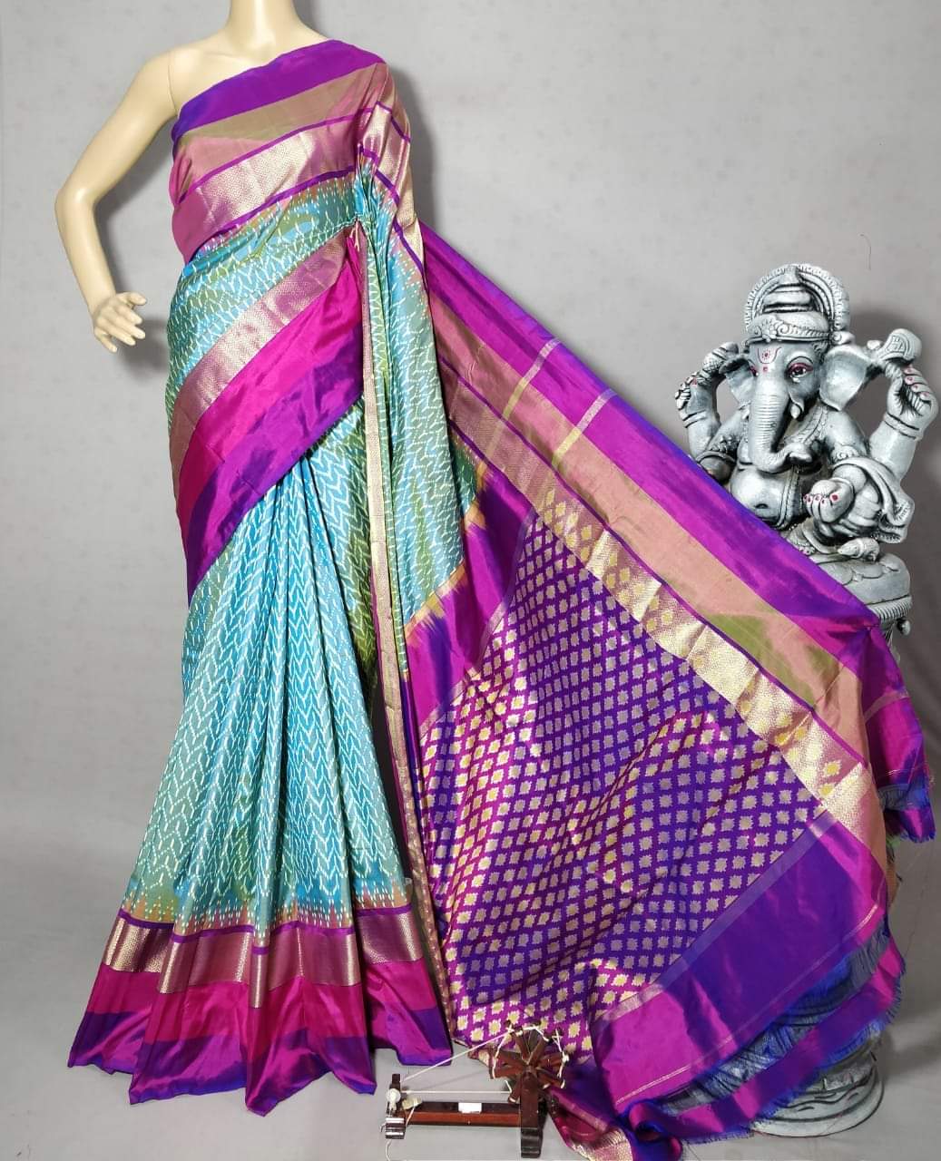 Ibha | pure silk ikkat weave sarees