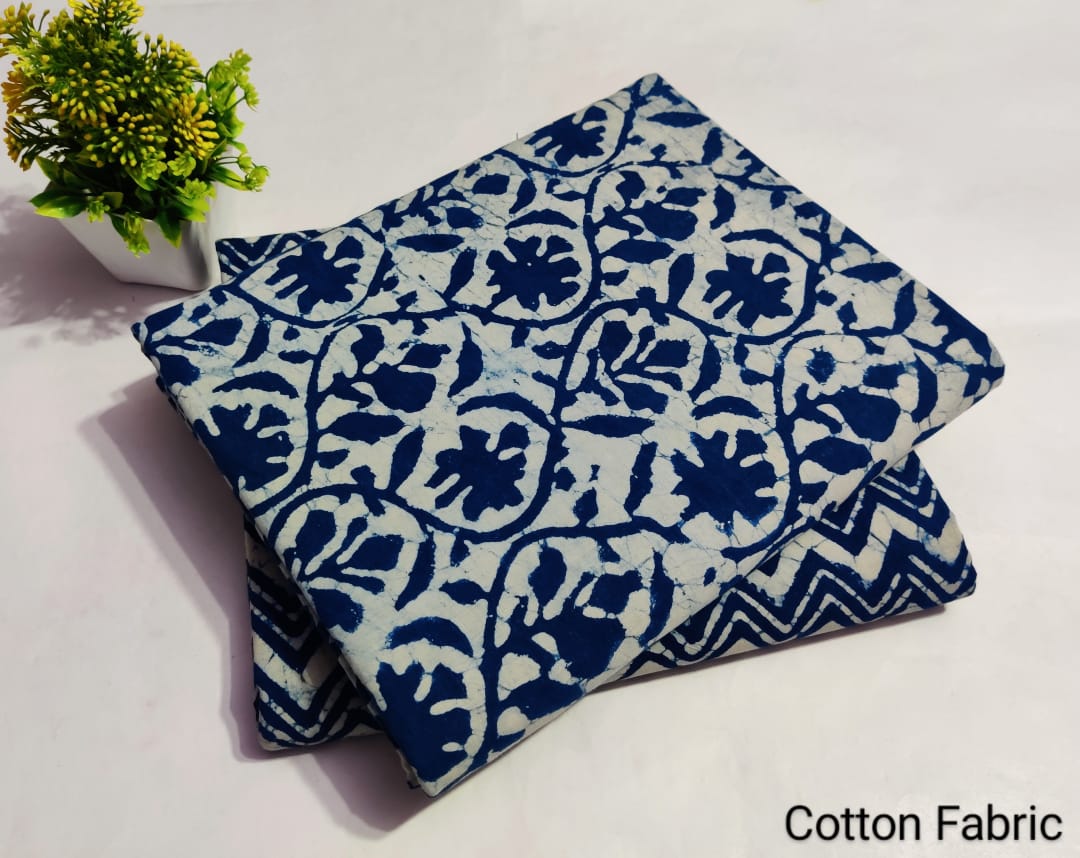 Trellis | Cotton block printed fabric sets in print