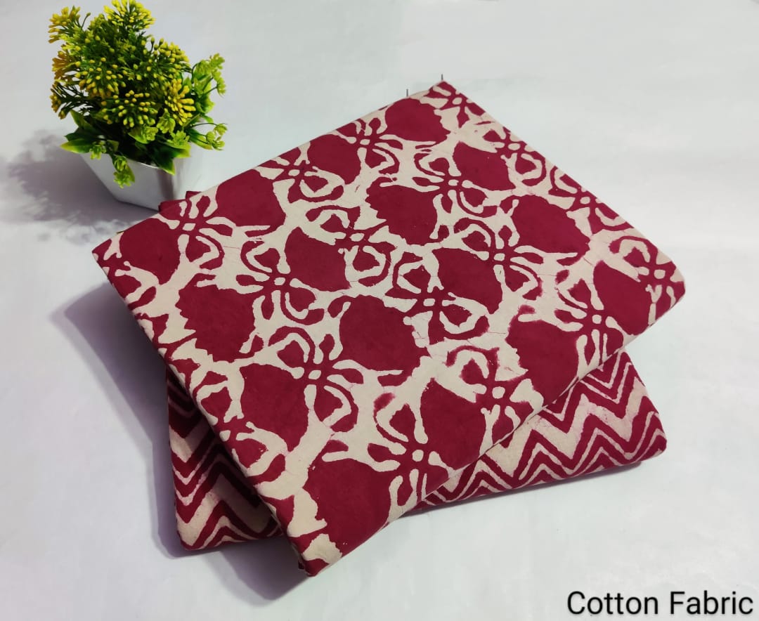 Trellis | Cotton block printed fabric sets in print