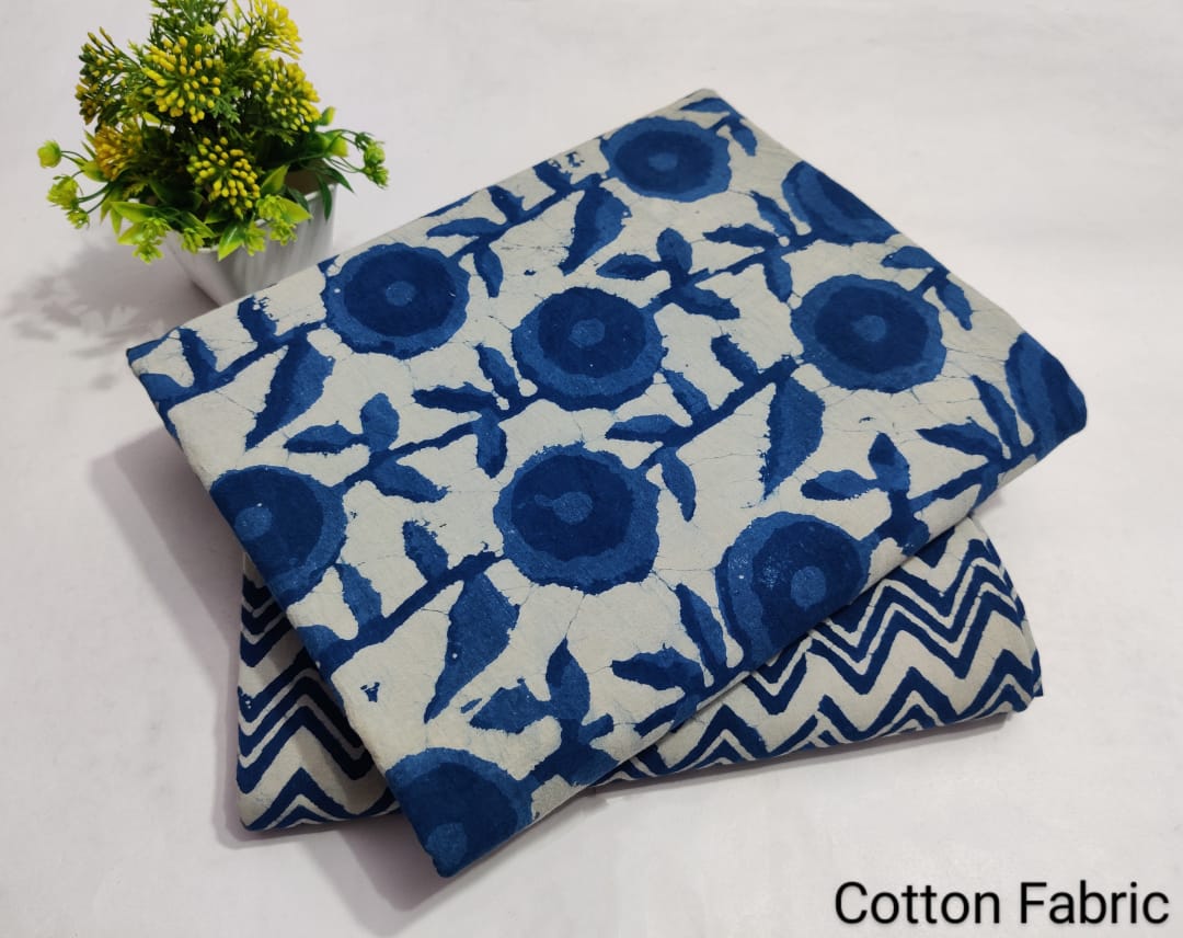 Trellis | Cotton block printed fabric sets in print