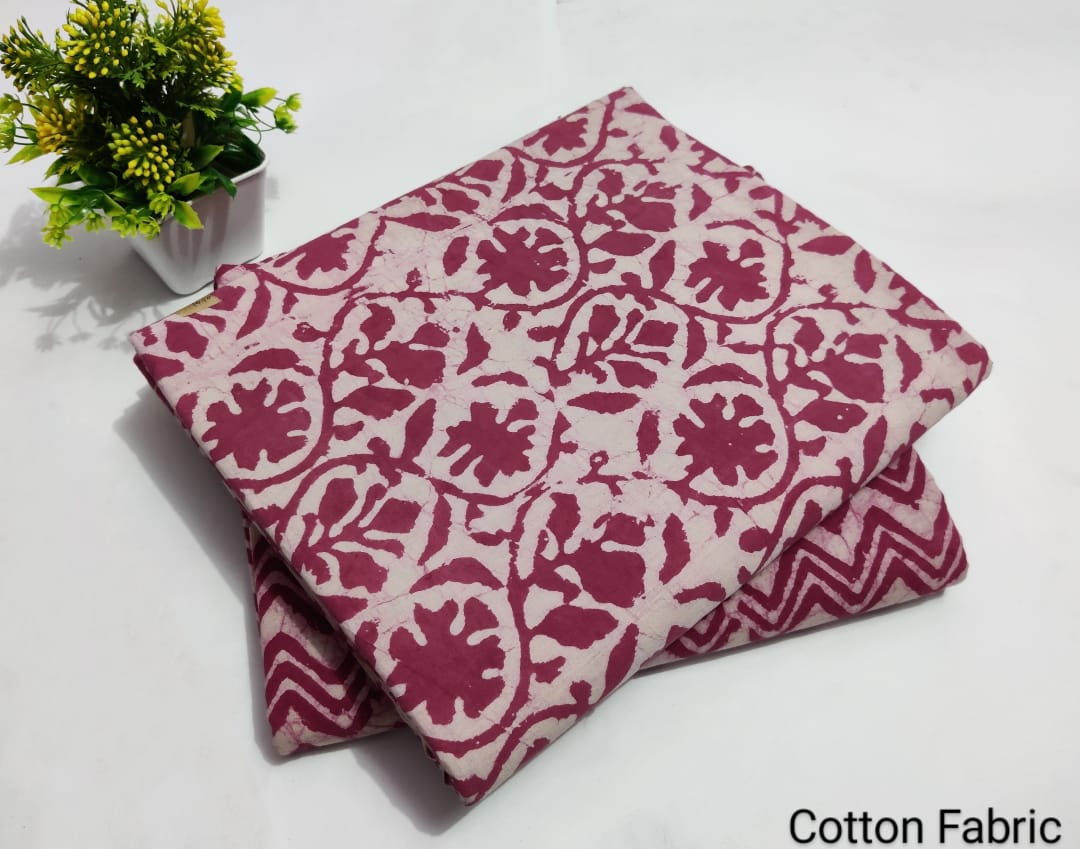 Trellis | Cotton block printed fabric sets in print