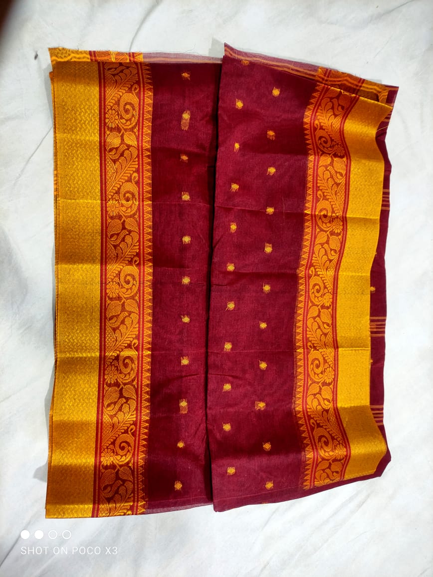 Simplicity | Bengal Tant sarees with hard cotton