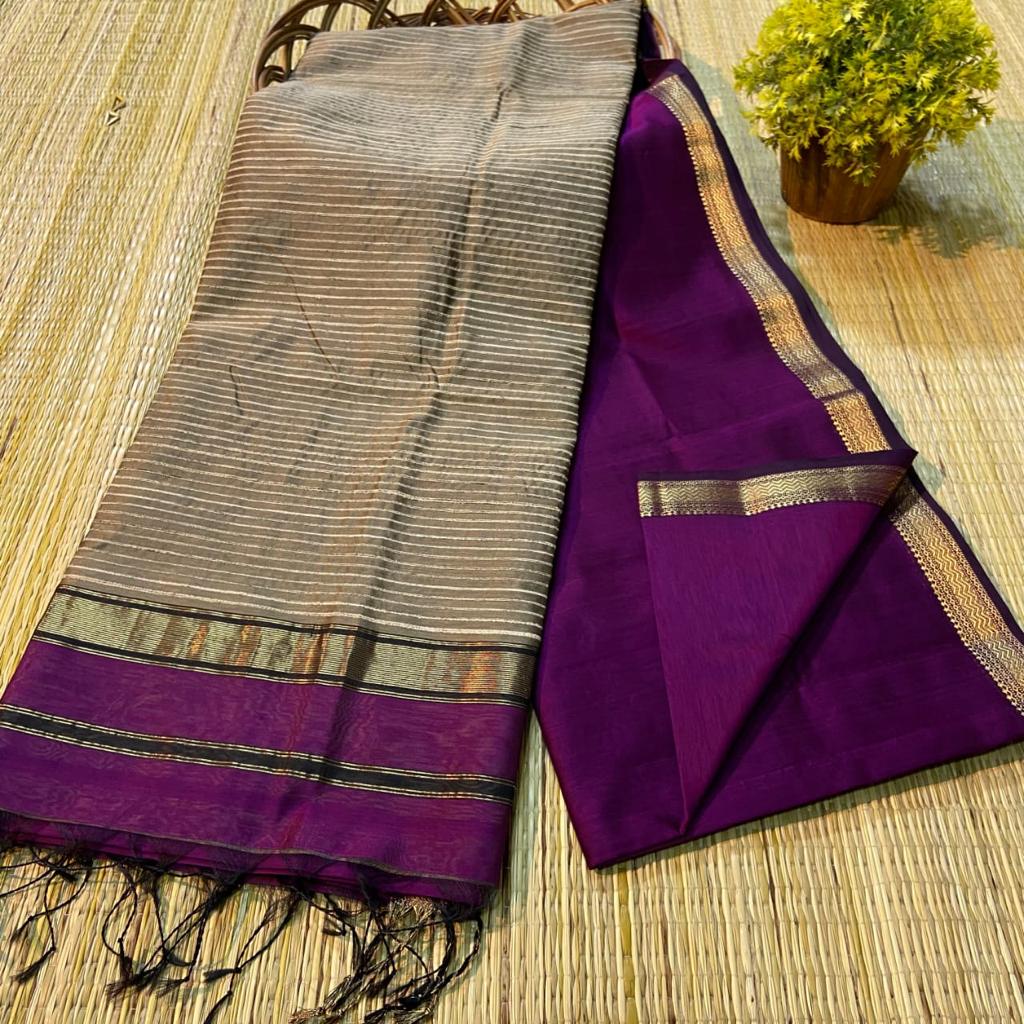 Triton | Cotton silk saree