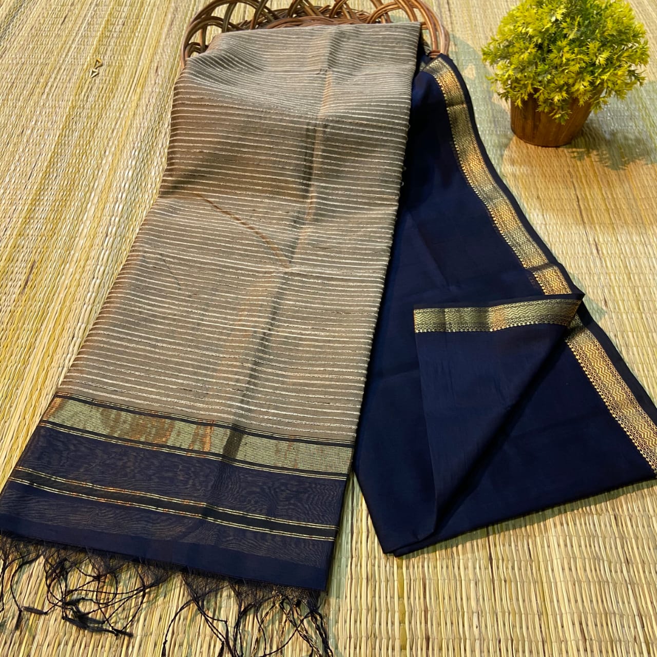 Triton | Cotton silk saree