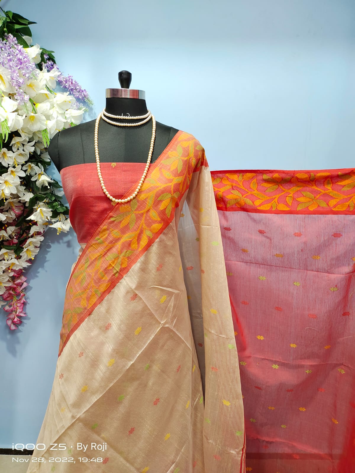 Vel | khadi silk handloom saree