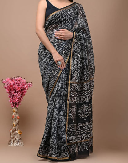 Ada | hand block printed chanderi sarees