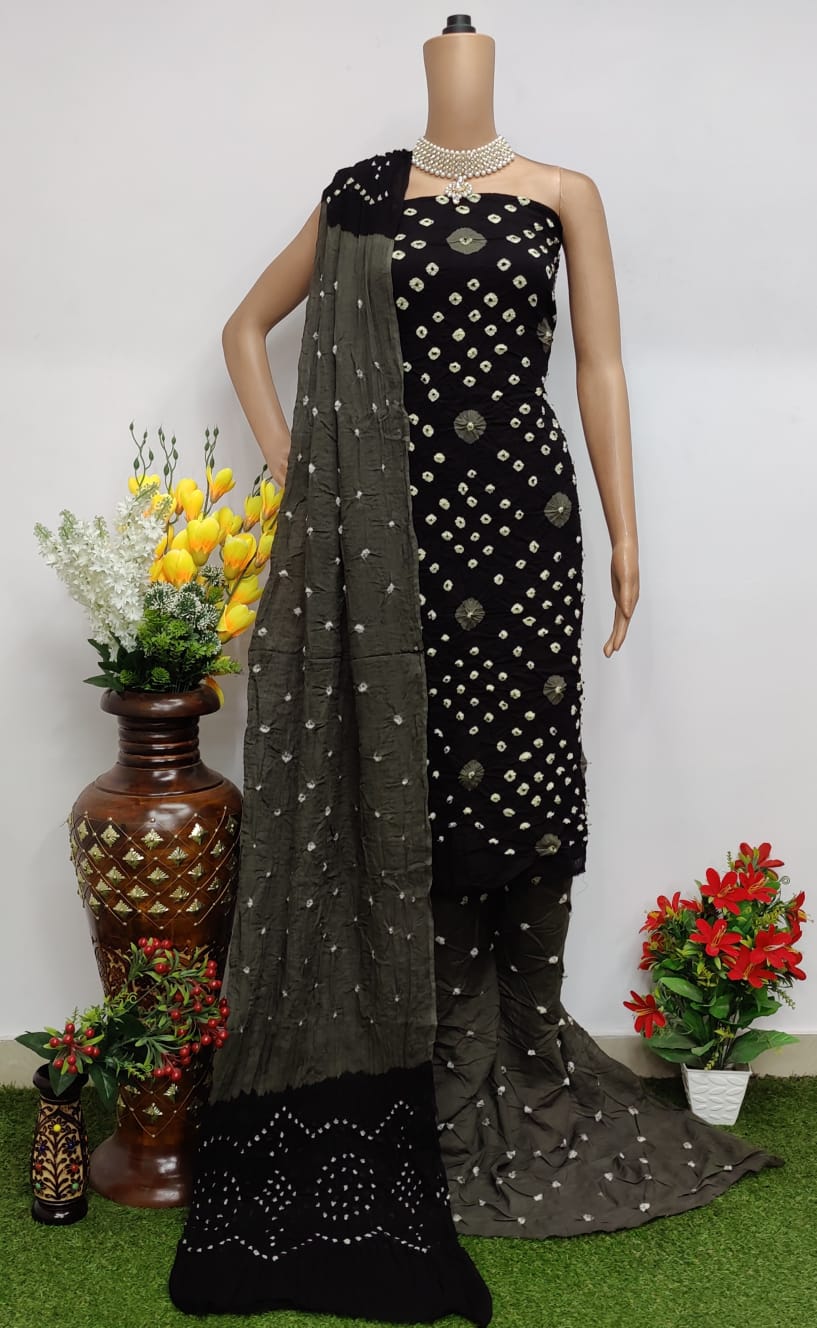 Bandhni cotton dress