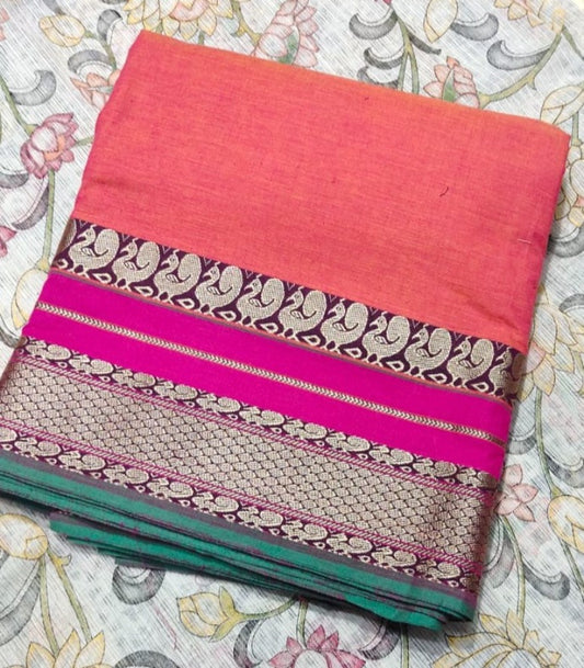 Abha | cotton suit fabric with gota patti