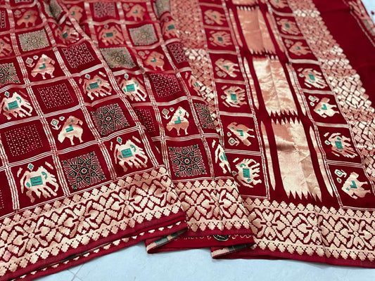 Pattrachaya | Patola print on modal silk