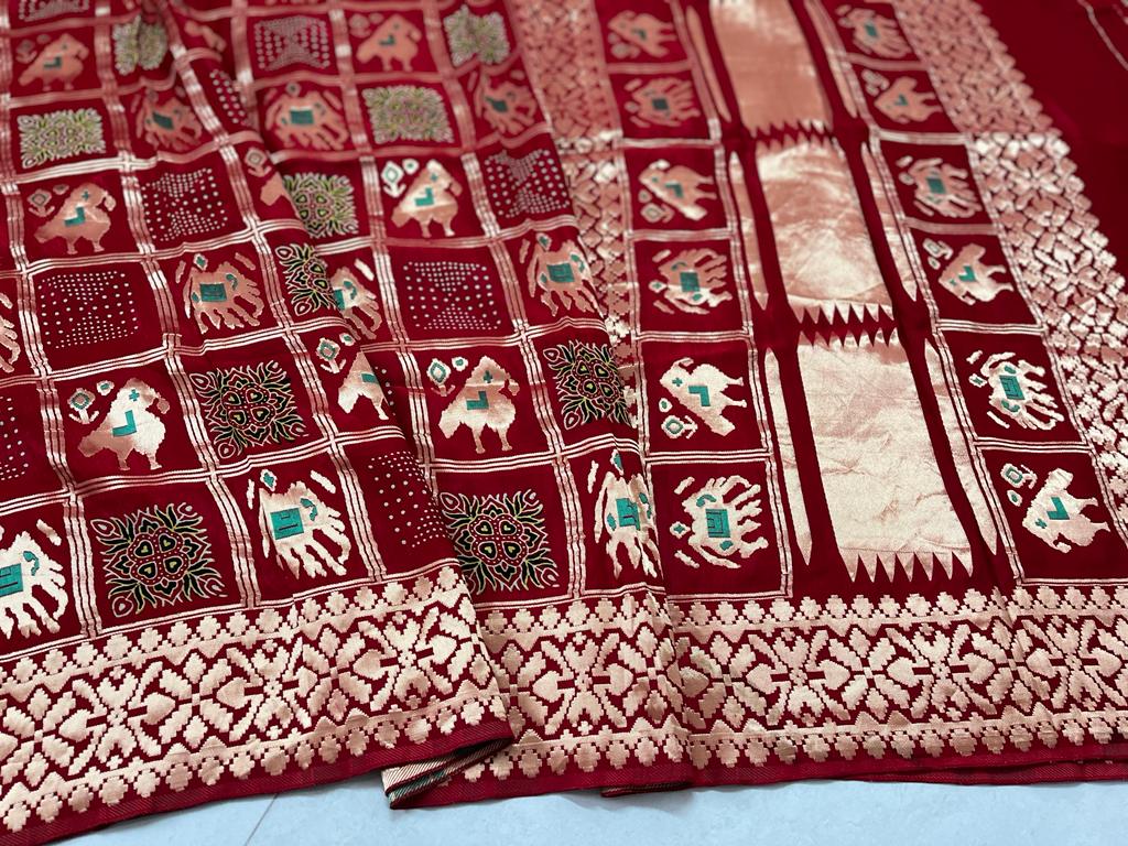 Pattrachaya | Patola print on modal silk