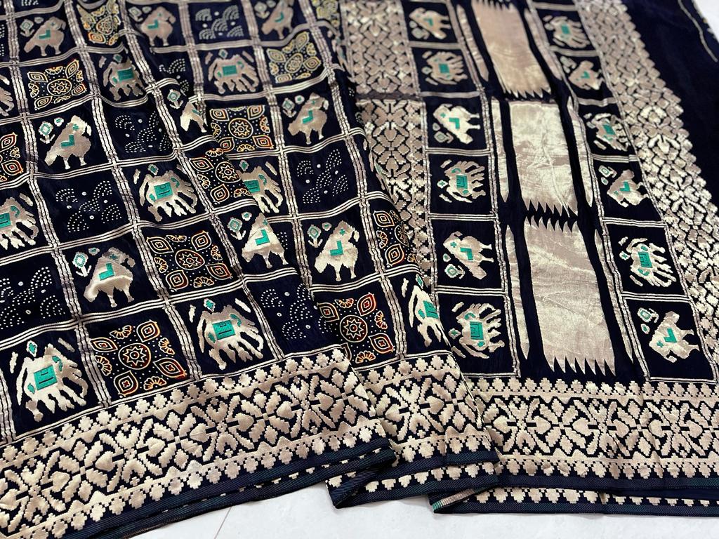 Pattrachaya | Patola print on modal silk