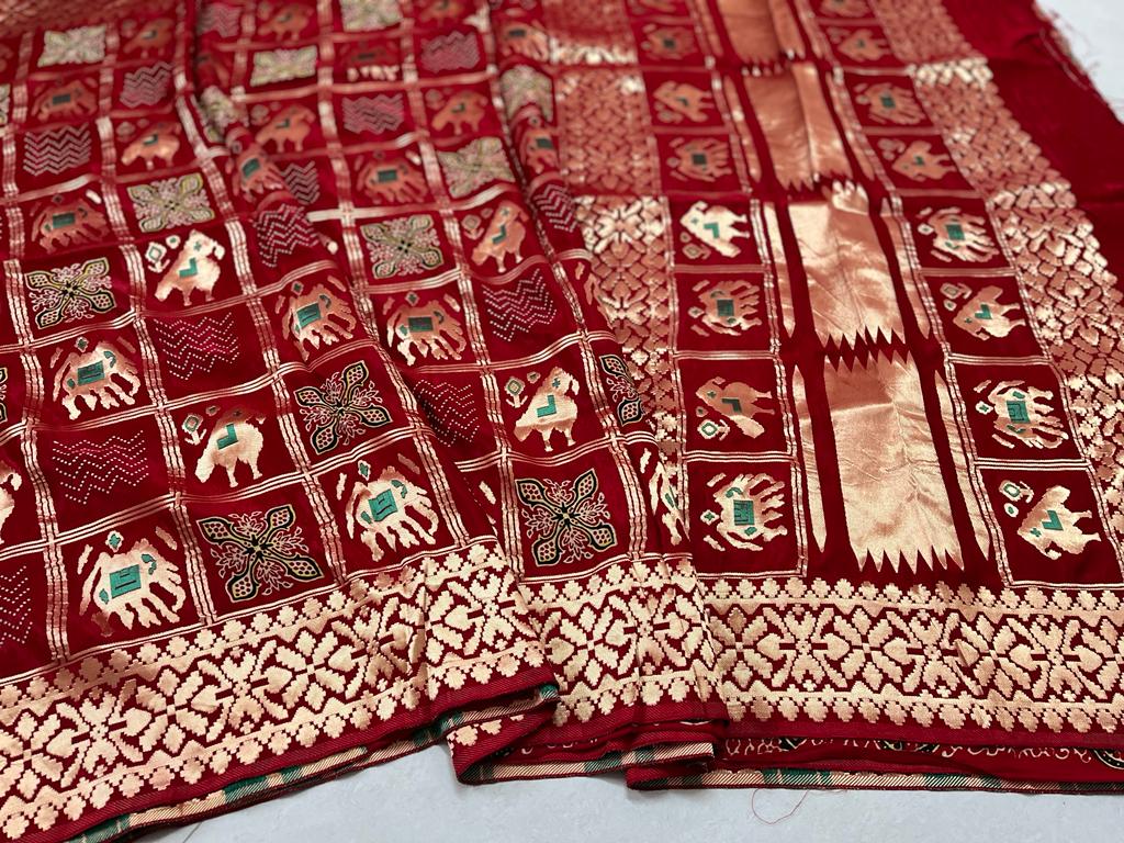 Pattrachaya | Patola print on modal silk