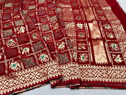 Pattrachaya | Patola print on modal silk