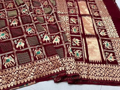 Pattrachaya | Patola print on modal silk