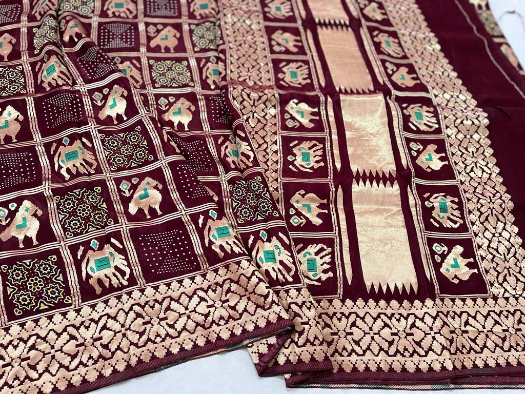 Pattrachaya | Patola print on modal silk