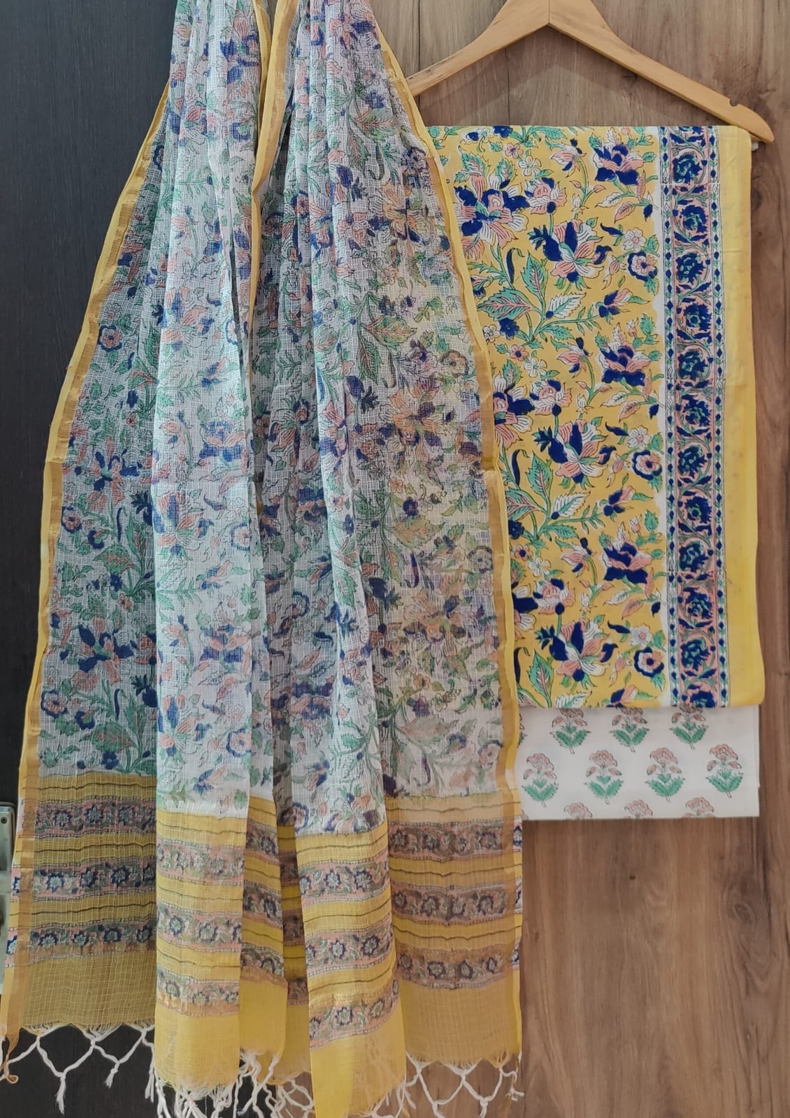 Daisies | hand block printed cotton suits