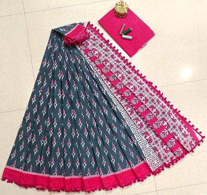 Softness | cotton mulmul sarees with blouse