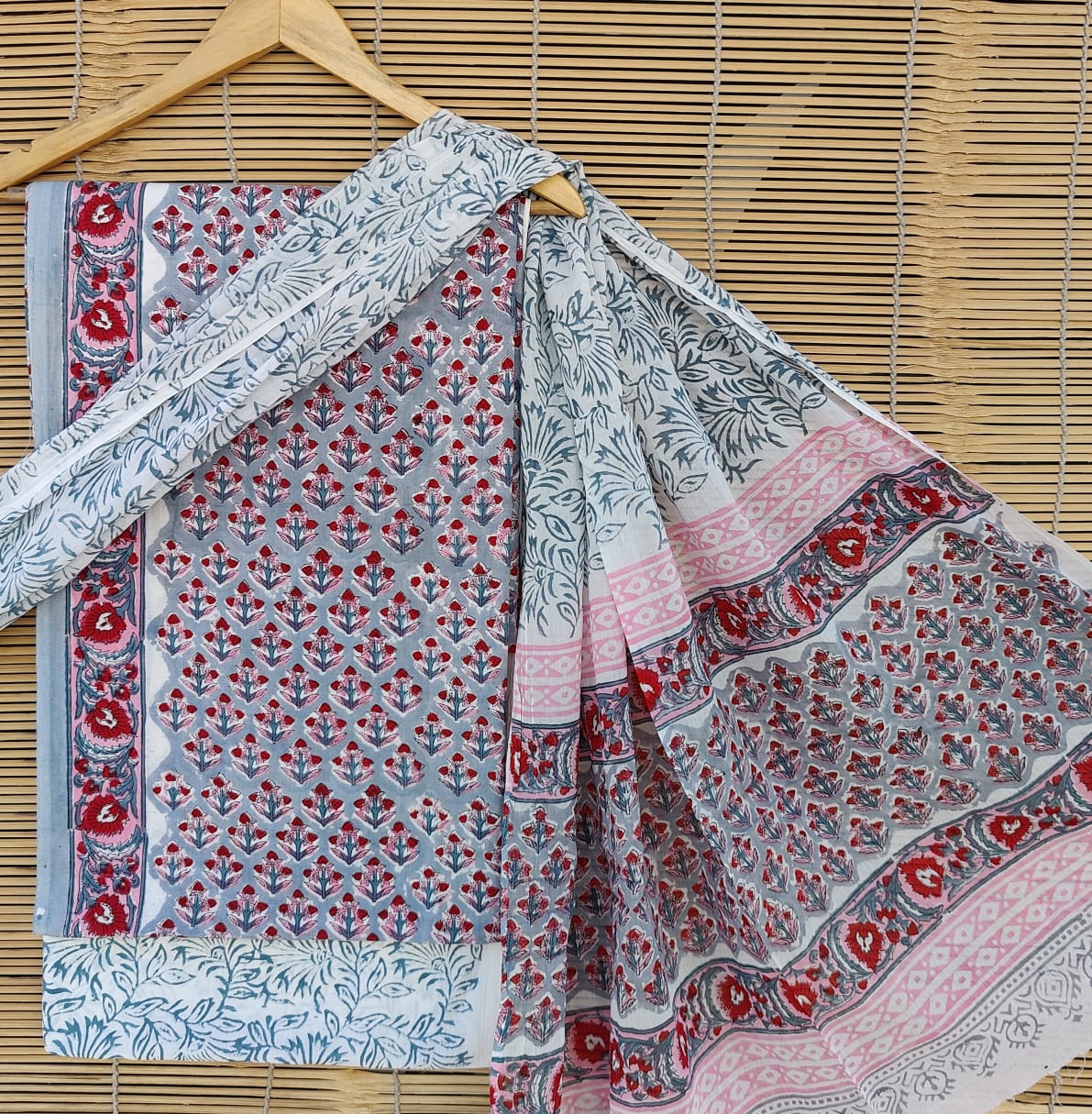 Flor | hand block printed cotton suits