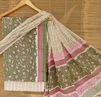 Flor | hand block printed cotton suits