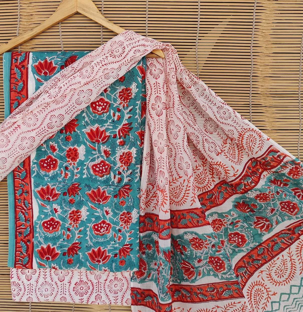 Flor | hand block printed cotton suits