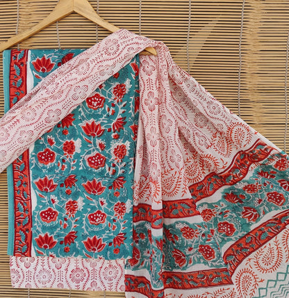 Flor | hand block printed cotton suits