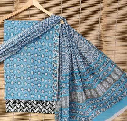 Flor | hand block printed cotton suits