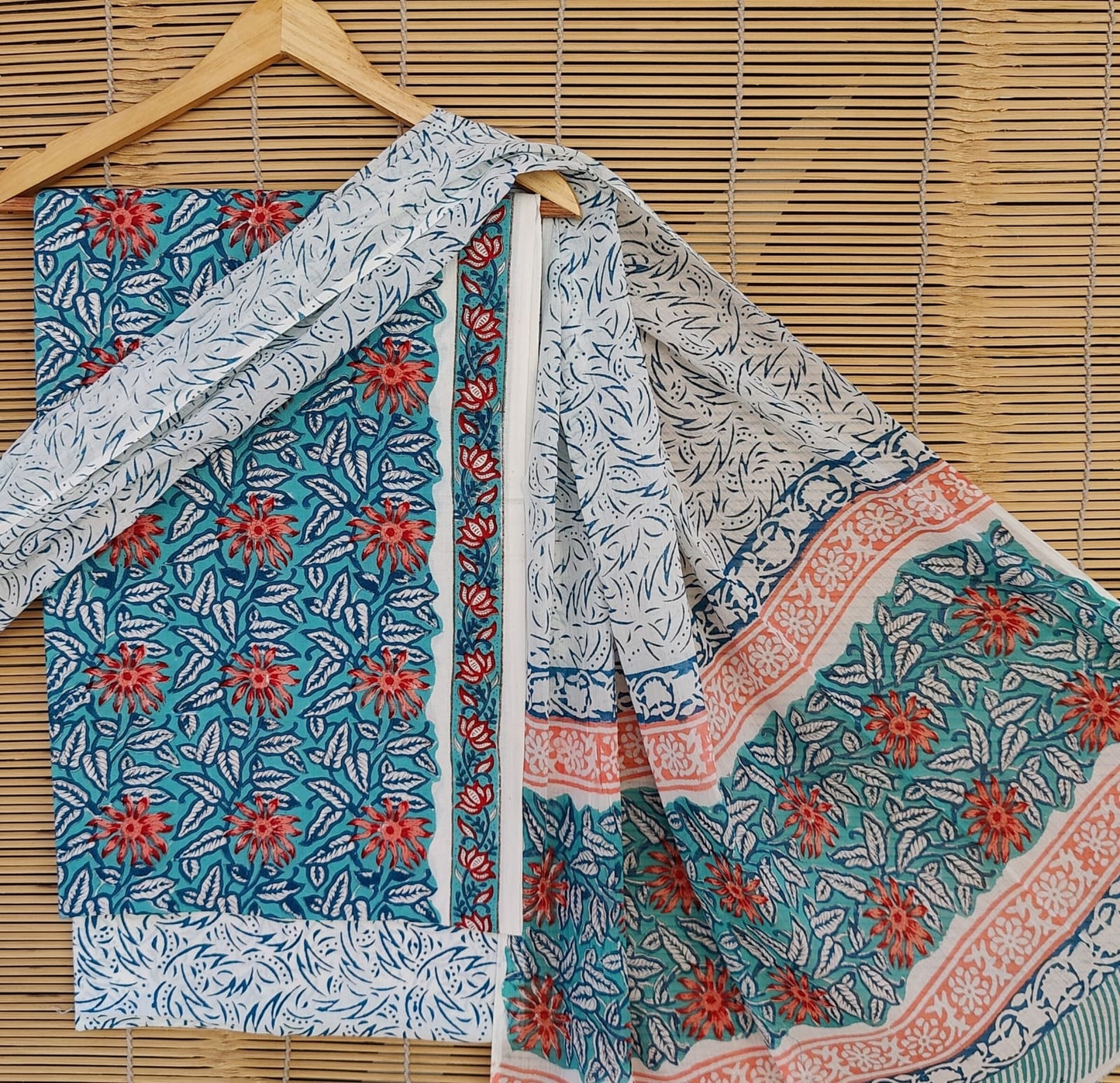 Flor | hand block printed cotton suits