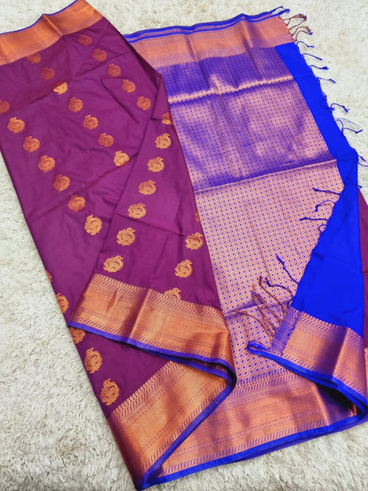 Inippu | kanjeevaram blended silks